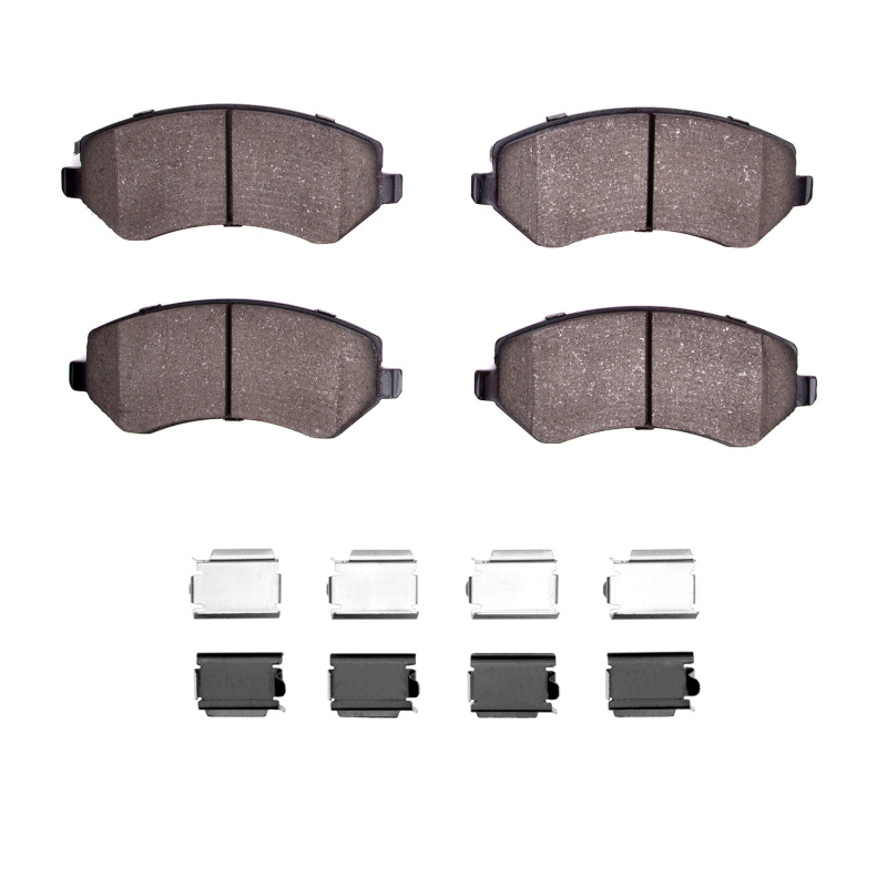 Chrysler Voyager Brake Pads - Front - R1 Concepts - Semi Met - `01-`07